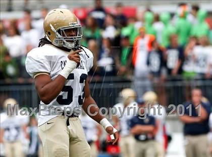 Thumbnail 1 in Indianapolis Cathedral vs. Centerville (Kirk Herbstreit National Kickoff Classic)  photogallery.