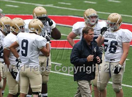 Thumbnail 1 in Indianapolis Cathedral vs. Centerville (Kirk Herbstreit National Kickoff Classic)  photogallery.