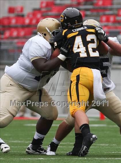 Thumbnail 3 in Indianapolis Cathedral vs. Centerville (Kirk Herbstreit National Kickoff Classic)  photogallery.