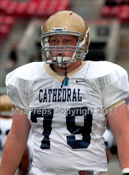 Thumbnail 1 in Indianapolis Cathedral vs. Centerville (Kirk Herbstreit National Kickoff Classic)  photogallery.