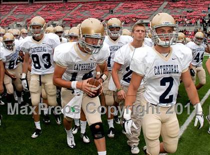 Thumbnail 2 in Indianapolis Cathedral vs. Centerville (Kirk Herbstreit National Kickoff Classic)  photogallery.