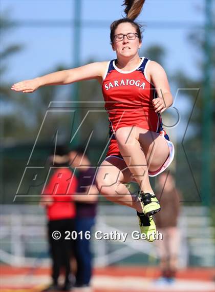 Thumbnail 1 in Santa Clara vs Saratoga (Duel Track Meet) photogallery.