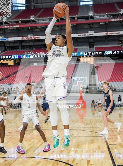 Thumbnail 3 in Corner Canyon vs St. Anthony (Section 7 Arizona Tournament) photogallery.