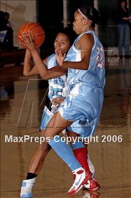Thumbnail 2 in 2006 Inland Valley All-Star Girls Basketball Game photogallery.