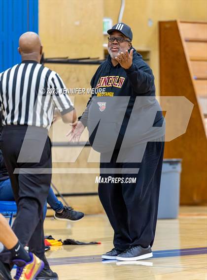 Thumbnail 2 in Moreau Catholic vs. Lincoln photogallery.