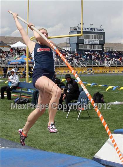 Thumbnail 3 in Mullen Runner's Roost Invitational (Girls Pole Vault) photogallery.