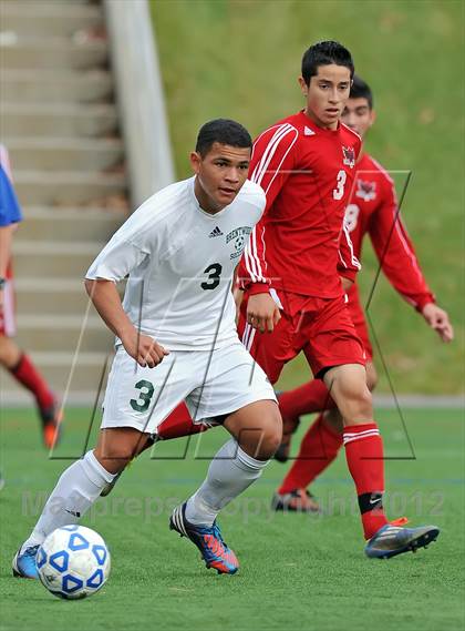 Thumbnail 2 in Brentwood vs Half Hollow Hills East (Section 11 Class AA Final) photogallery.