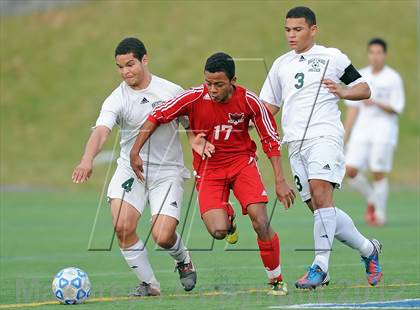Thumbnail 1 in Brentwood vs Half Hollow Hills East (Section 11 Class AA Final) photogallery.