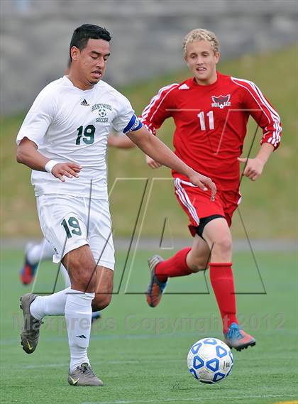 Thumbnail 2 in Brentwood vs Half Hollow Hills East (Section 11 Class AA Final) photogallery.