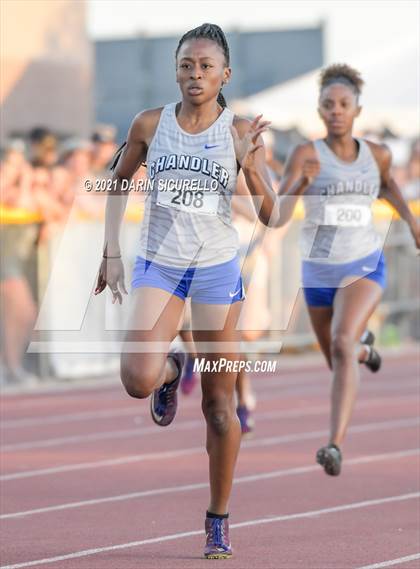 Thumbnail 3 in AIA Track & Field Championships (Girls 100/400m Dash DIV 1 & 3) photogallery.