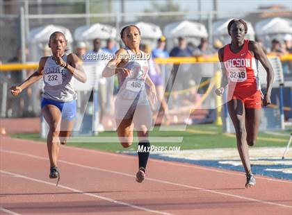 Thumbnail 3 in AIA Track & Field Championships (Girls 100/400m Dash DIV 1 & 3) photogallery.