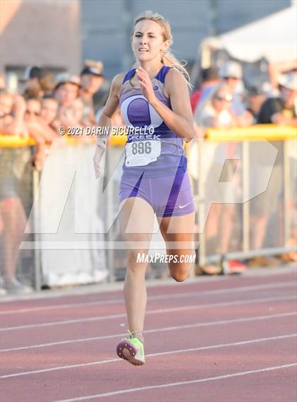 Thumbnail 3 in AIA Track & Field Championships (Girls 100/400m Dash DIV 1 & 3) photogallery.