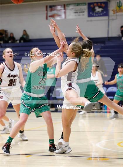 Thumbnail 2 in South Summit vs. Morgan(UHSAA 3A 2nd Round Playoff) photogallery.