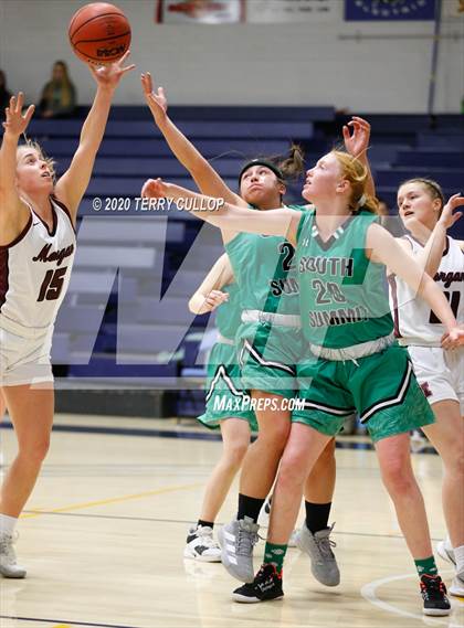 Thumbnail 1 in South Summit vs. Morgan(UHSAA 3A 2nd Round Playoff) photogallery.
