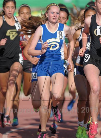 Thumbnail 2 in CIF SS Track and Field Finals (Girls Divisions 2 & 3 - 3200m) photogallery.
