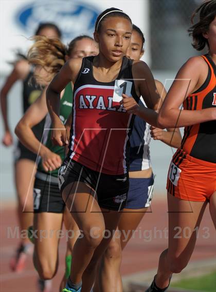 Thumbnail 2 in CIF SS Track and Field Finals (Girls Divisions 2 & 3 - 3200m) photogallery.