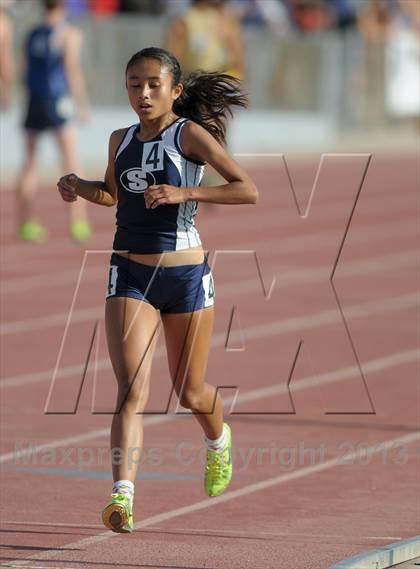 Thumbnail 3 in CIF SS Track and Field Finals (Girls Divisions 2 & 3 - 3200m) photogallery.