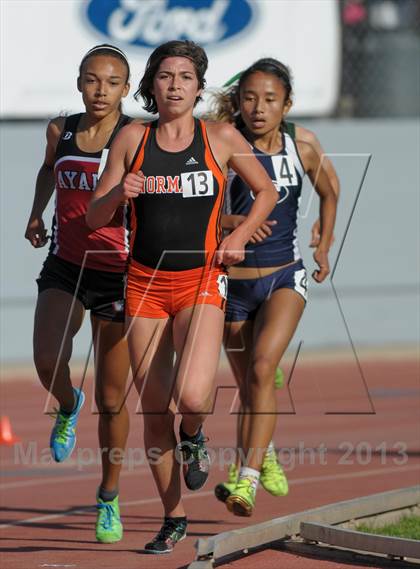 Thumbnail 1 in CIF SS Track and Field Finals (Girls Divisions 2 & 3 - 3200m) photogallery.