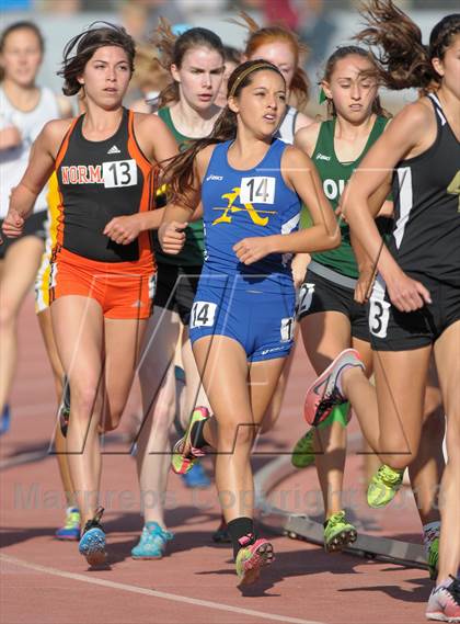 Thumbnail 1 in CIF SS Track and Field Finals (Girls Divisions 2 & 3 - 3200m) photogallery.
