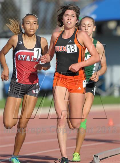 Thumbnail 3 in CIF SS Track and Field Finals (Girls Divisions 2 & 3 - 3200m) photogallery.