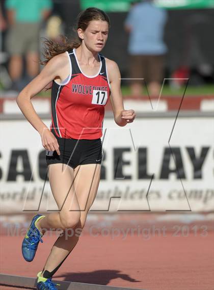 Thumbnail 1 in CIF SS Track and Field Finals (Girls Divisions 2 & 3 - 3200m) photogallery.