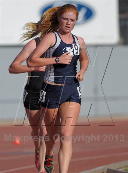 Thumbnail 2 in CIF SS Track and Field Finals (Girls Divisions 2 & 3 - 3200m) photogallery.