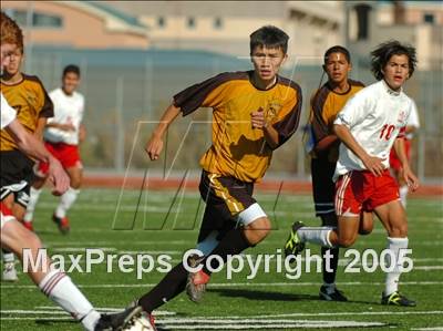 Thumbnail 2 in Oakdale vs Buhach Colony (D3 Section Final) photogallery.