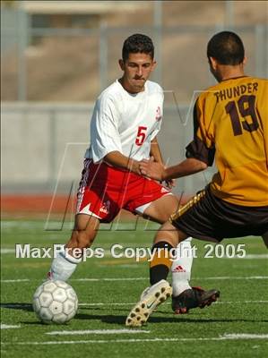 Thumbnail 2 in Oakdale vs Buhach Colony (D3 Section Final) photogallery.