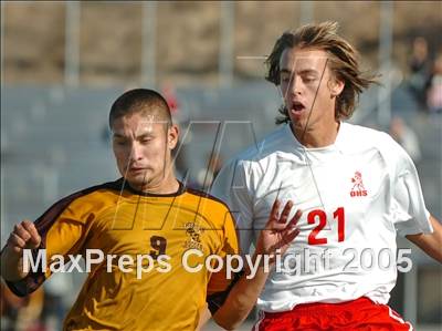 Thumbnail 2 in Oakdale vs Buhach Colony (D3 Section Final) photogallery.