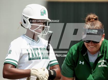 Thumbnail 3 in Timber Creek vs Lake Ridge (UIL 6ASoftball  Area Playoffs Division I) Game 3 photogallery.