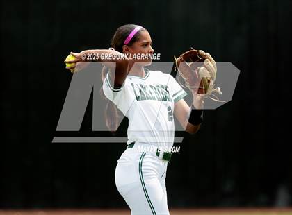 Thumbnail 3 in Timber Creek vs Lake Ridge (UIL 6ASoftball  Area Playoffs Division I) Game 3 photogallery.