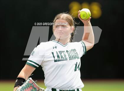 Thumbnail 1 in Timber Creek vs Lake Ridge (UIL 6ASoftball  Area Playoffs Division I) Game 3 photogallery.
