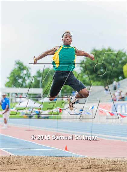 Thumbnail 2 in CIF State Track & Field Championships (Boys Long Jump Final) photogallery.