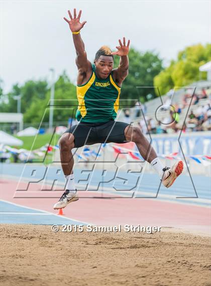 Thumbnail 3 in CIF State Track & Field Championships (Boys Long Jump Final) photogallery.