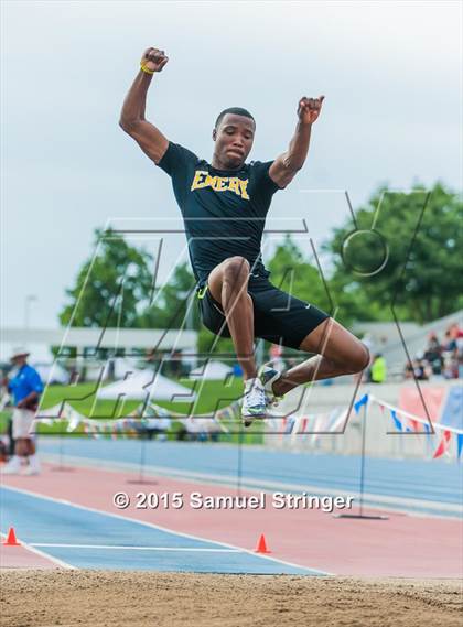 Thumbnail 1 in CIF State Track & Field Championships (Boys Long Jump Final) photogallery.