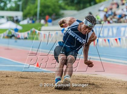 Thumbnail 1 in CIF State Track & Field Championships (Boys Long Jump Final) photogallery.
