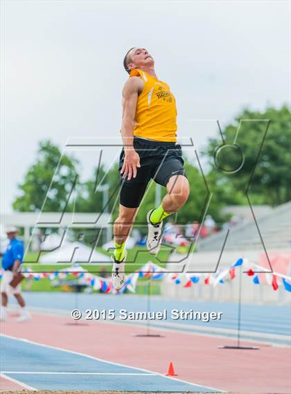 Thumbnail 2 in CIF State Track & Field Championships (Boys Long Jump Final) photogallery.