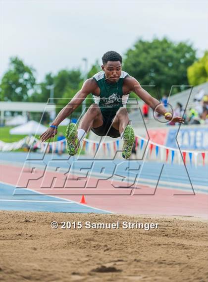 Thumbnail 3 in CIF State Track & Field Championships (Boys Long Jump Final) photogallery.