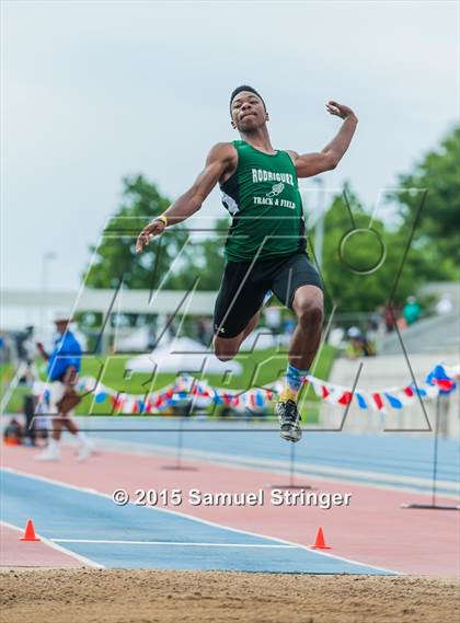 Thumbnail 2 in CIF State Track & Field Championships (Boys Long Jump Final) photogallery.