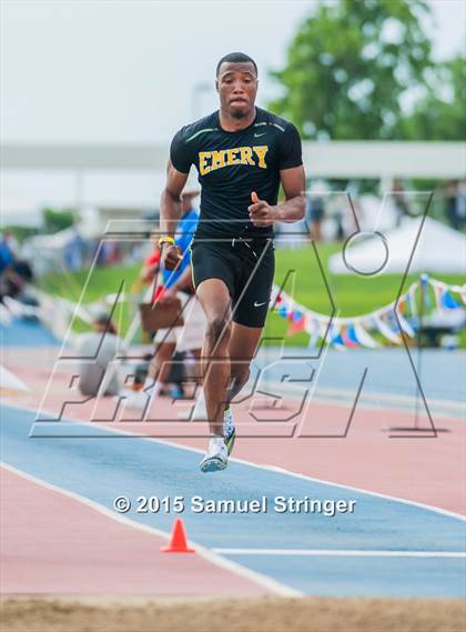 Thumbnail 3 in CIF State Track & Field Championships (Boys Long Jump Final) photogallery.