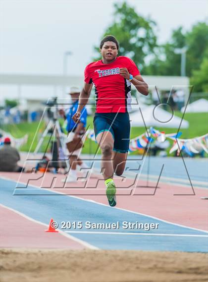 Thumbnail 3 in CIF State Track & Field Championships (Boys Long Jump Final) photogallery.