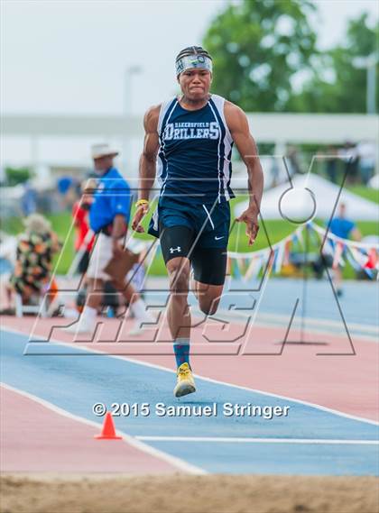Thumbnail 1 in CIF State Track & Field Championships (Boys Long Jump Final) photogallery.