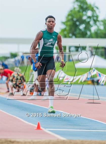 Thumbnail 2 in CIF State Track & Field Championships (Boys Long Jump Final) photogallery.