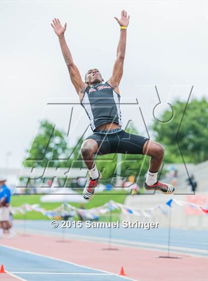 Thumbnail 1 in CIF State Track & Field Championships (Boys Long Jump Final) photogallery.