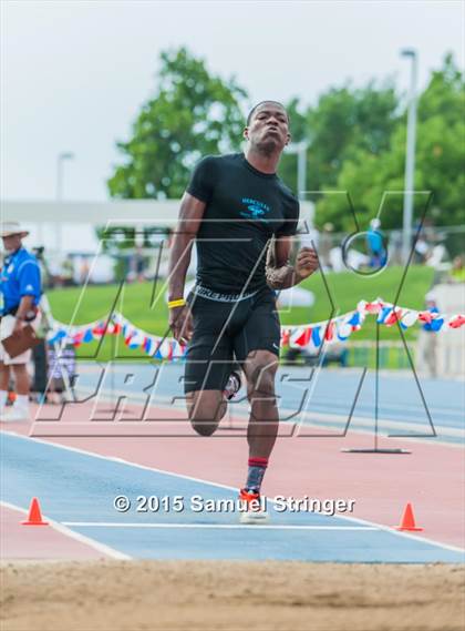 Thumbnail 3 in CIF State Track & Field Championships (Boys Long Jump Final) photogallery.