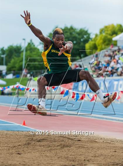 Thumbnail 2 in CIF State Track & Field Championships (Boys Long Jump Final) photogallery.