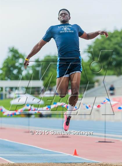 Thumbnail 2 in CIF State Track & Field Championships (Boys Long Jump Final) photogallery.