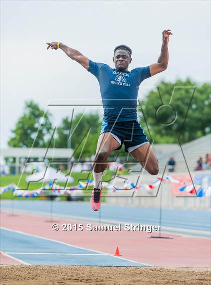 Thumbnail 3 in CIF State Track & Field Championships (Boys Long Jump Final) photogallery.