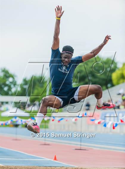 Thumbnail 1 in CIF State Track & Field Championships (Boys Long Jump Final) photogallery.