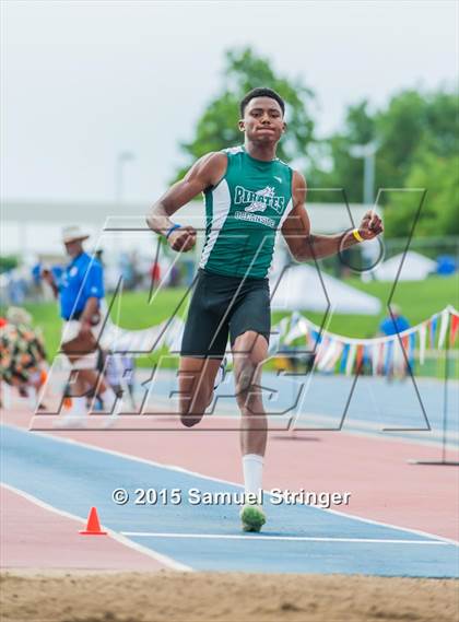 Thumbnail 3 in CIF State Track & Field Championships (Boys Long Jump Final) photogallery.